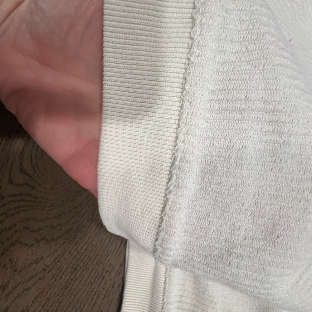 Boxercraft Cream Ribbed Sweatshirt - Picture 6 of 6